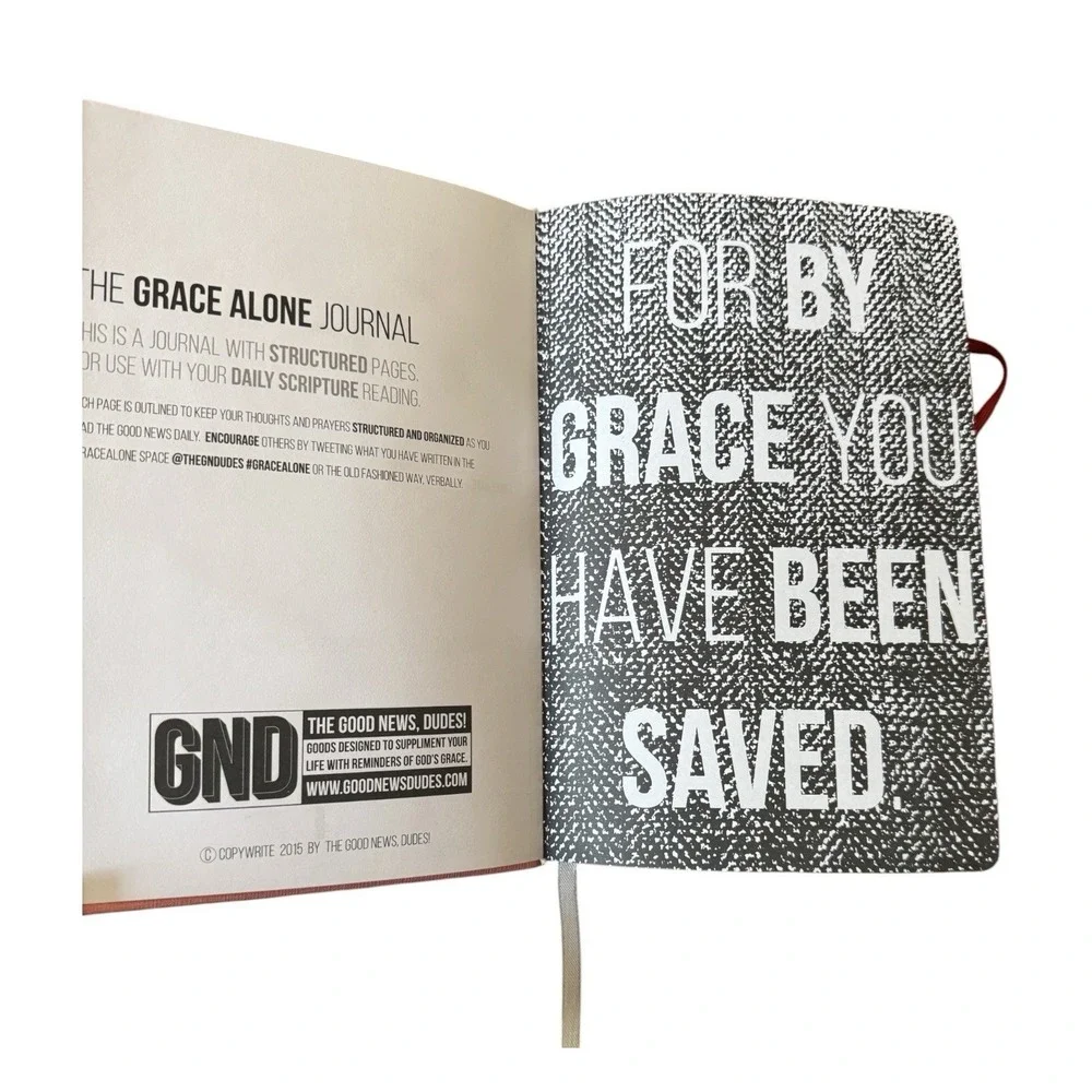Grace Alone Structured Devotional Journal Pink Hardcover GND Unused Christian